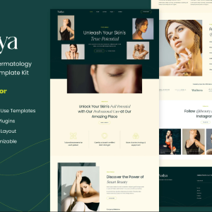Nadya - Skincare & Dermatology Elementor Template Kit