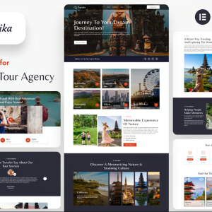Tripitika – Tourism & Travel Agency Elementor Template Kit