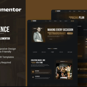 Evence - Event Agency Elementor Template Kit