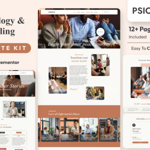 Psiotix - Psychologist & Hypnotherapy Elementor Templates