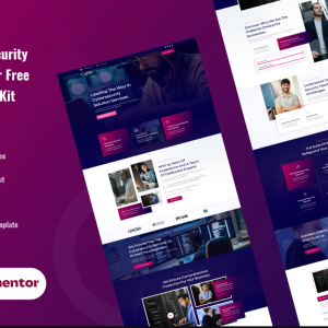 Sybergad - Cybersecurity Services Elementor Template Kit