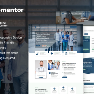 Medora - Medical Clinic Services Elementor Template Kit