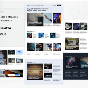 UpNext - Technology Blog & Magazine Elementor Template Kit