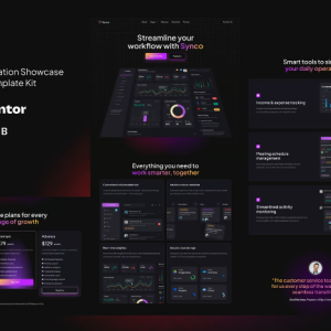 Synco - SaaS & Software Showcase Elementor Template Kit