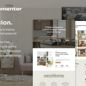 Spacion - Architecture & Interior Elementor Template Kit
