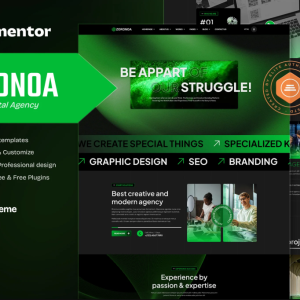 Zoronoa - Creative Digital Agency Elementor Template Kit