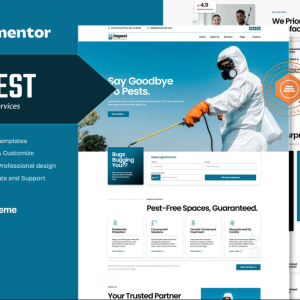 Depest - Pest Control Services Elementor Template Kit