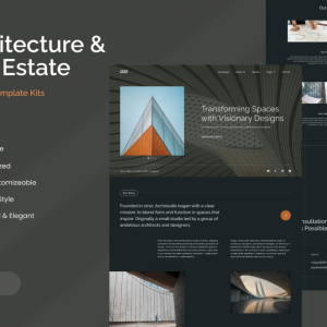 Archstudio - Modern & Luxury Architecture Template Kits