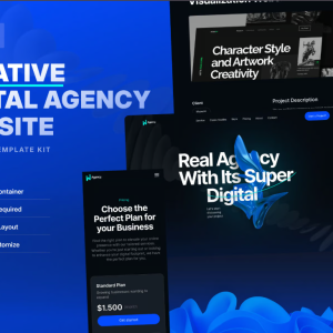 WAgency - Creative Digital Agency Elementor Template Kit