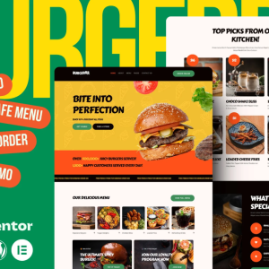 Burgerr - Fast Food Restaurant Template Kit