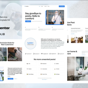 AntiPest - Pest Control Service Elementor Template Kit