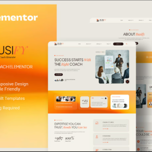 Busify - Business Coach Elementor Template Kit