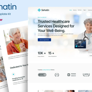 Sehatin - Health Care Service Elementor Template Kit
