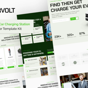 Carvolt - Electric Car Charging Station Elementor Template Kit