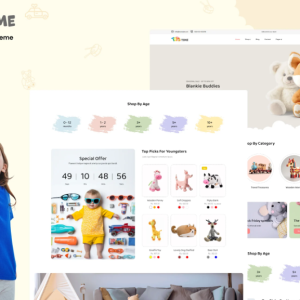 Toy Time - Kids Clothing, Toys Shopify Theme