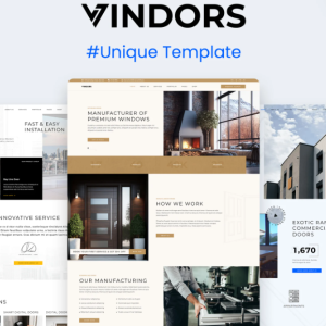 Vindors - Door Systems & Windows Shopify Theme