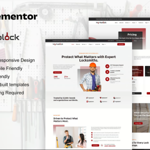 WorkaLock - Locksmith & Key Maker Service Elementor Pro Template Kit