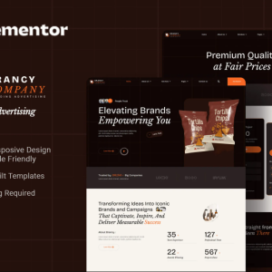 Brancy - Branding Advertising Elementor Template Kit