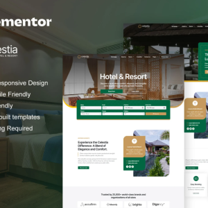 Calestia - Hotel & Resort Elementor Template Kit