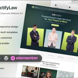 ActifyLaw - Law Firm Corporate Elementor Template Kit