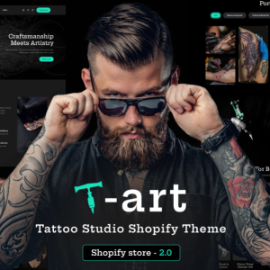 T Art - Tattoo Shop Shopify Theme