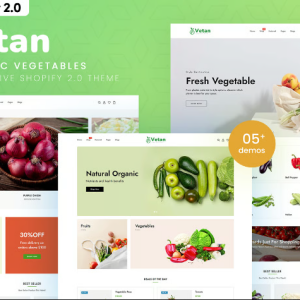 Vetan - Organic Vegetables Shopify 2.0 Theme