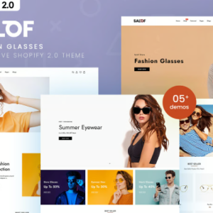 Salof - Fashion Glasses Shopify 2.0 Theme